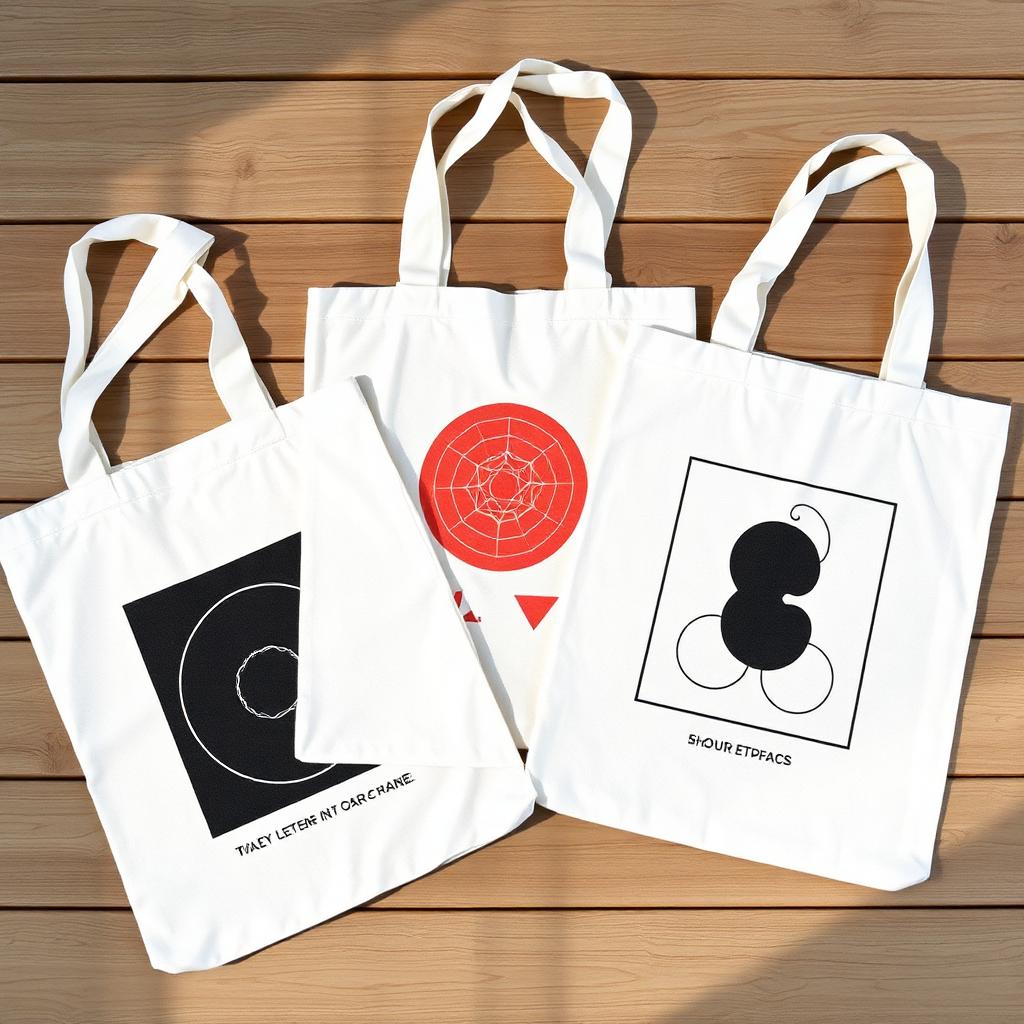 Custom printed tote bags